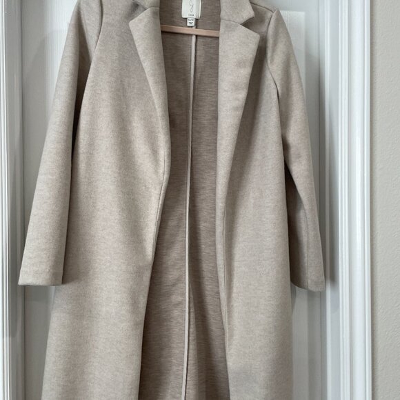 Tan long trench coat! - Picture 1 of 7